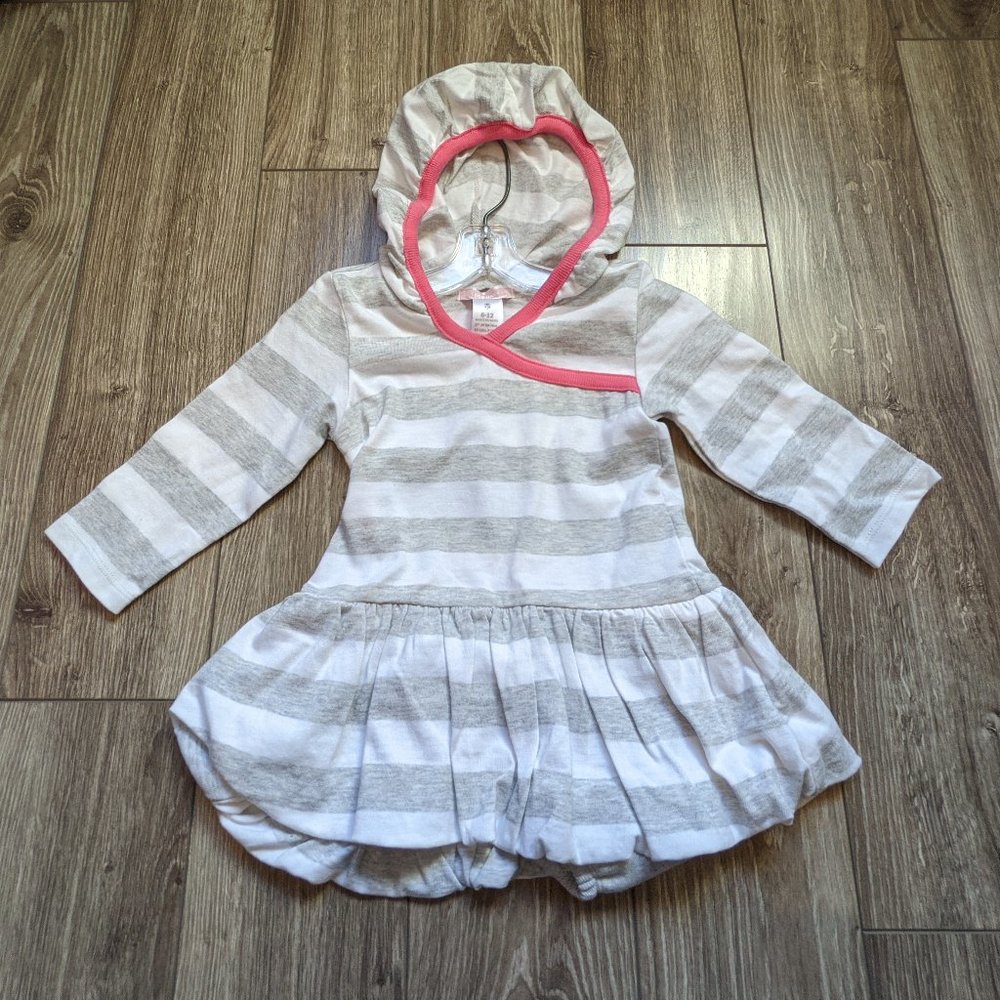 [KIDS 2/$30] NWT Baby Girl (6-12M) - OLD NAVY 2pcs. Hooded Bubble Dress Set